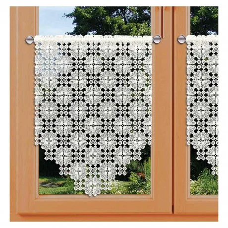 Spitzen-Scheibenhänger Roana Plauener Spitze natur