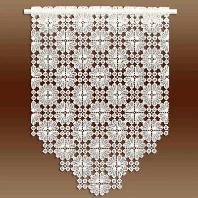 Fensterdeko Roana Plauener Spitze in natur