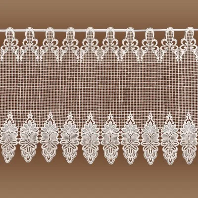 Luftspitzengardine Farisa Echte Plauener Spitze 52 cm