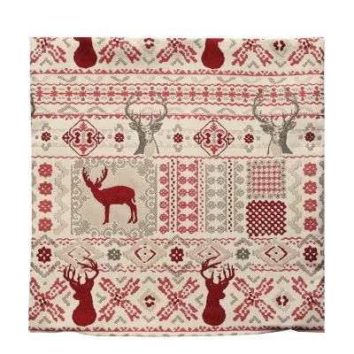 Kissenhülle Hirschmotiv 40 x 40 cm